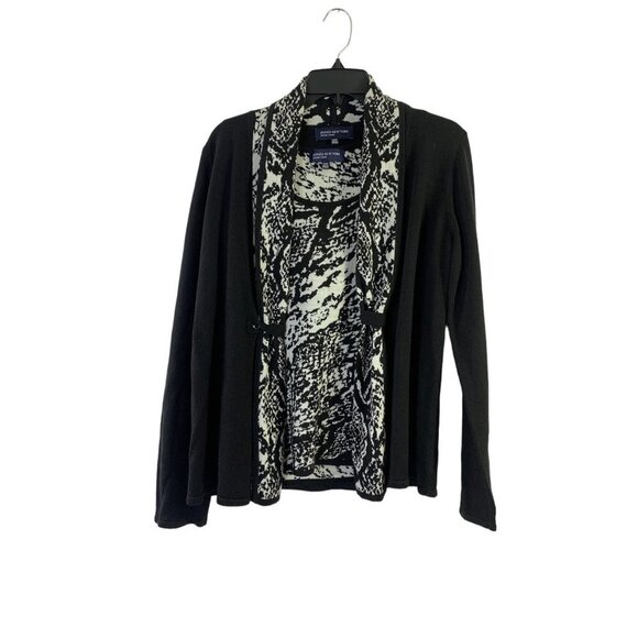 Jones New York Sweaters - Jones New York Women's Casual Top & Sweater Combo Set